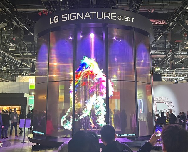 LG OLED TV 구조물