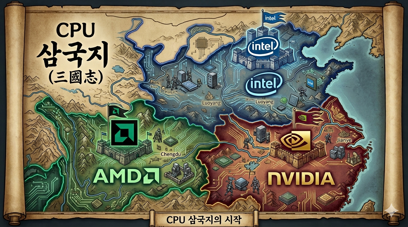 Agentic AI 시대 데이터센터 CPU 3강 — Intel, AMD, NVIDIA